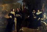 Bartholomeus van der Helst Portrait of a Family Spain oil painting artist